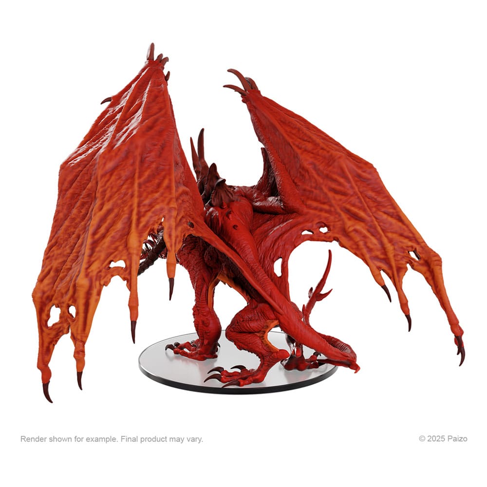 Pathfinder Battles Adult Diabolic Dragon Pathfinder Prepainted Miniature Figure