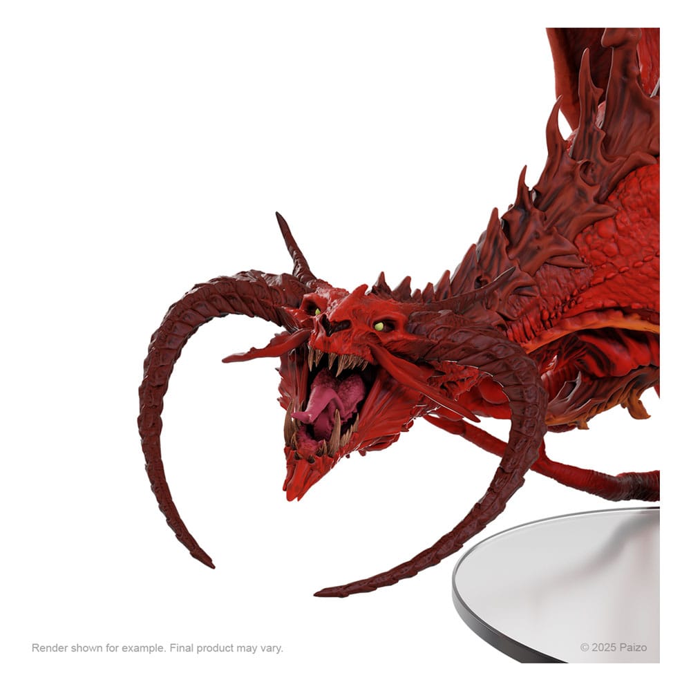 Pathfinder Battles Adult Diabolic Dragon Pathfinder Prepainted Miniature Figure