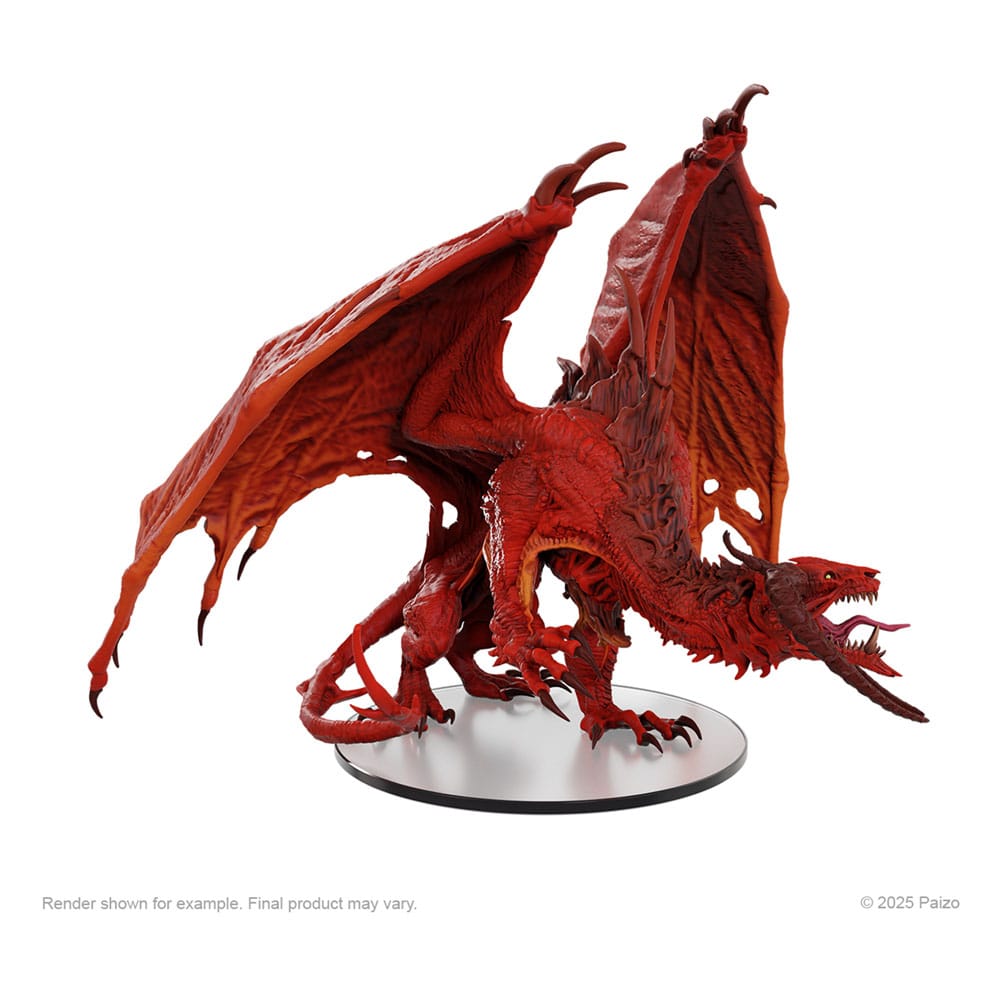 Pathfinder Battles Adult Diabolic Dragon Pathfinder Prepainted Miniature Figure