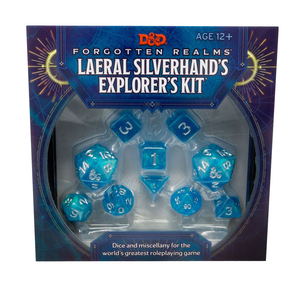 Dungeons and Dragons Laeral Silverhands Explorers Kit Dice Miscellany English