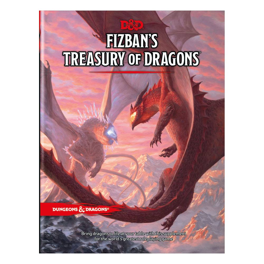 Dungeons and Dragons Fizbans Treasury of Dragons Adventure Book English