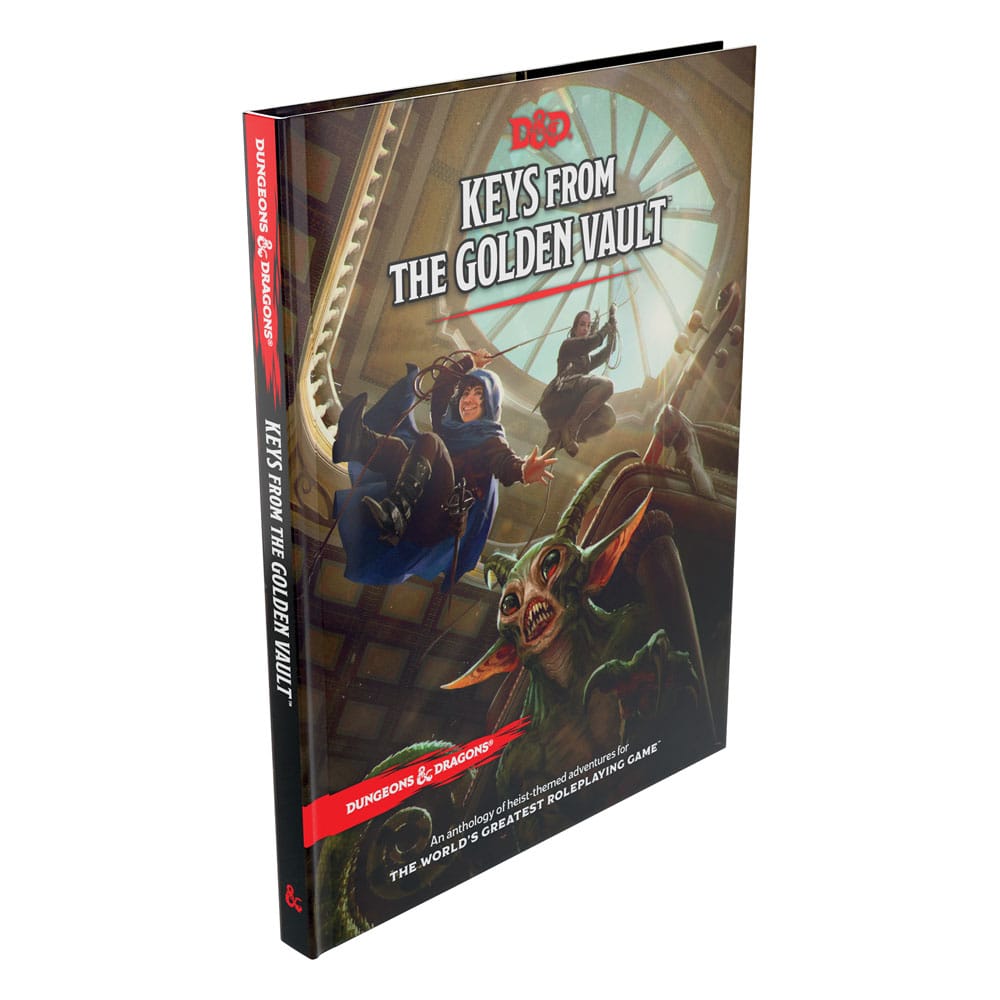 Dungeons and Dragons Keys from the Golden Vault Adventure Book English