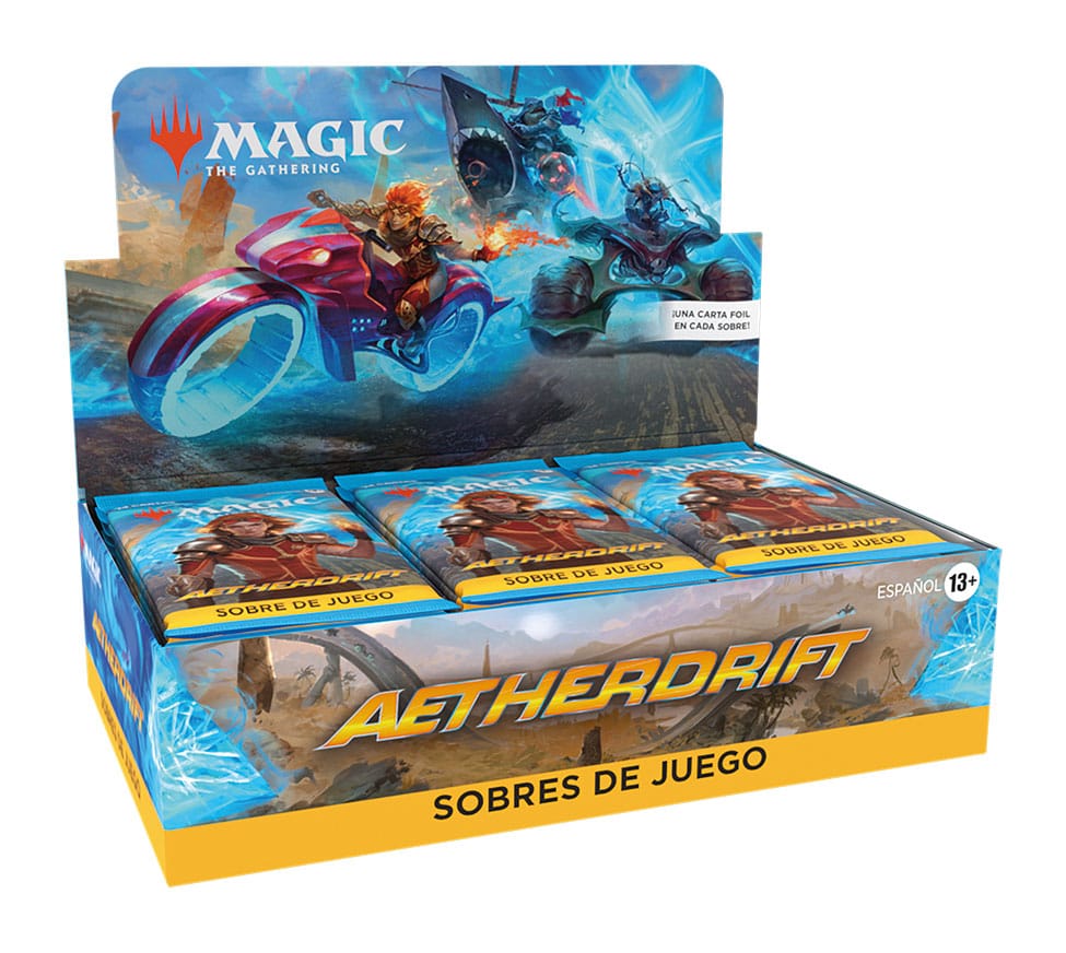 Magic The Gathering Aetherdrift Play Booster Box Spanish 30 Packs