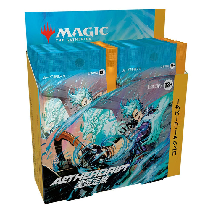 Wizards of the Coast Aetherdrift Magic The Gathering Collector Booster Display Box Japanese Set of 12