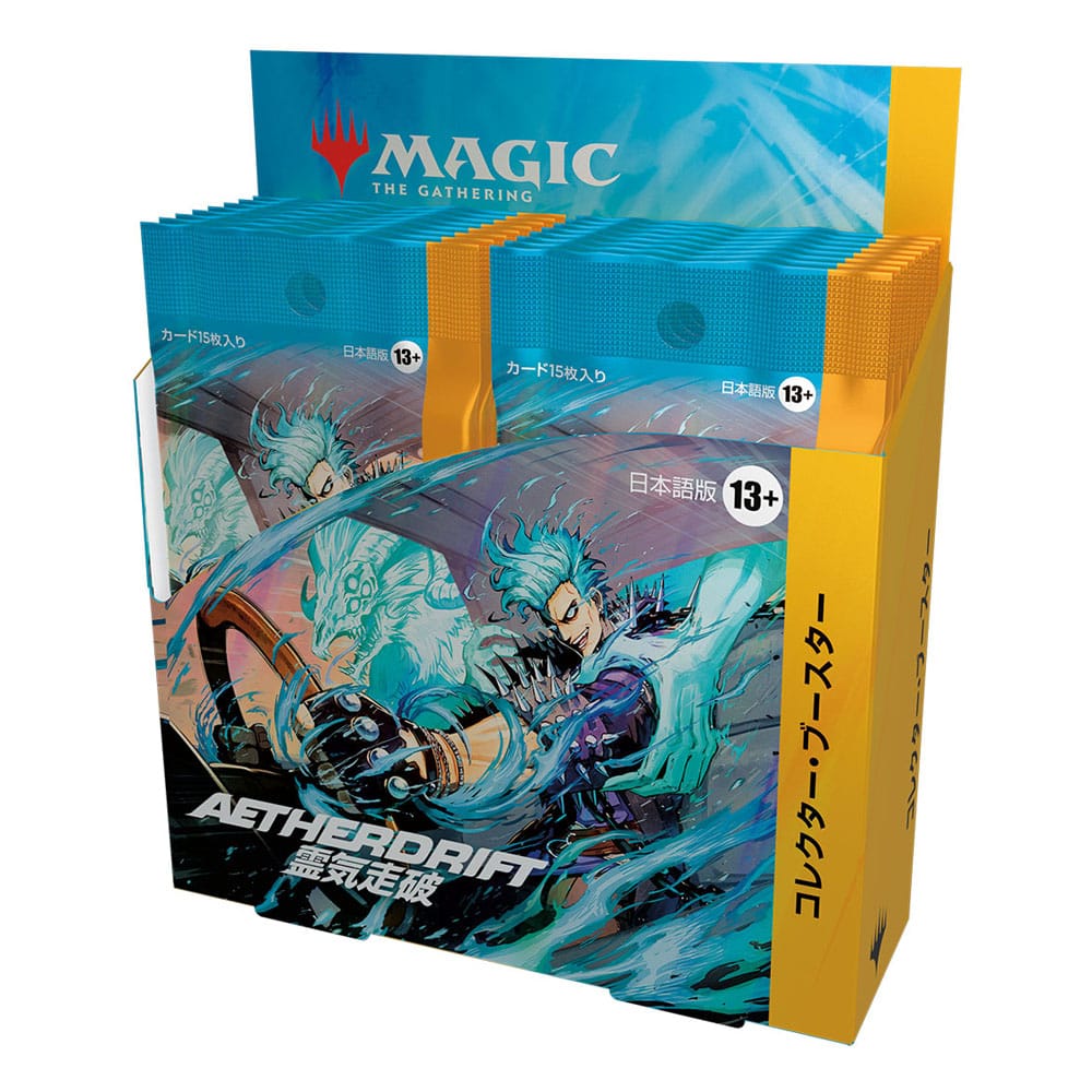 Wizards of the Coast Aetherdrift Magic The Gathering Collector Booster Display Box Japanese Set of 12