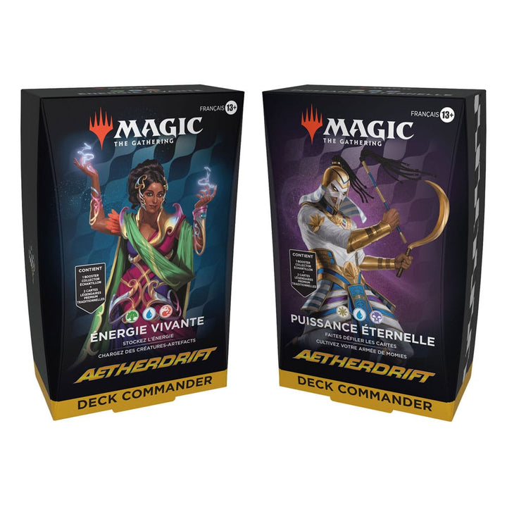 Magic the Gathering Aetherdrift Commander Decks Display French