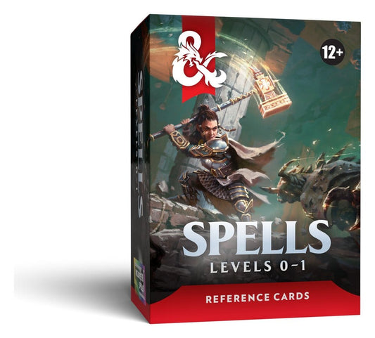 Dungeons & Dragons Spell Reference Cards Levels 0-1