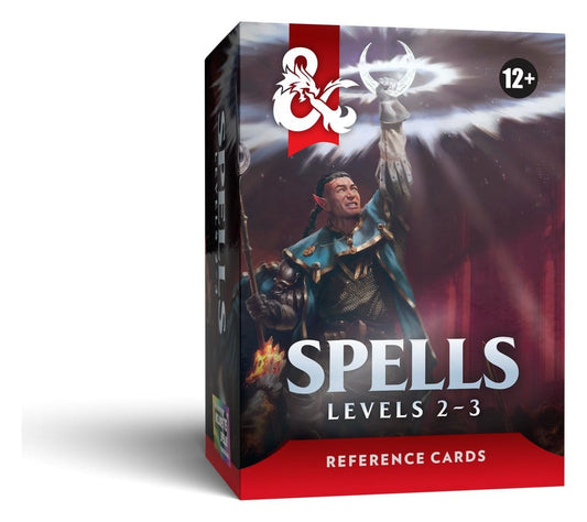 Dungeons & Dragons Spell Reference Cards Levels 2-3