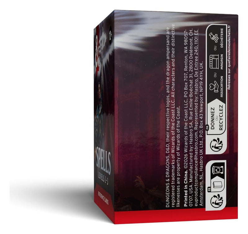 Dungeons & Dragons Spell Reference Cards Levels 2-3 packaging view
