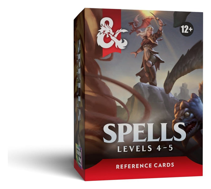 Dungeons & Dragons Spell Reference Cards Levels 4-5