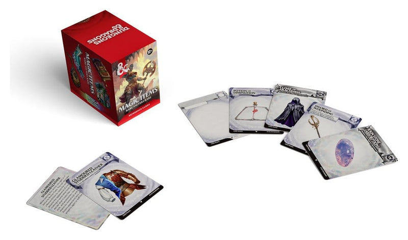 Dungeons & Dragons RPG Reference Cards Magic Items: Rare and Very Rare side angle