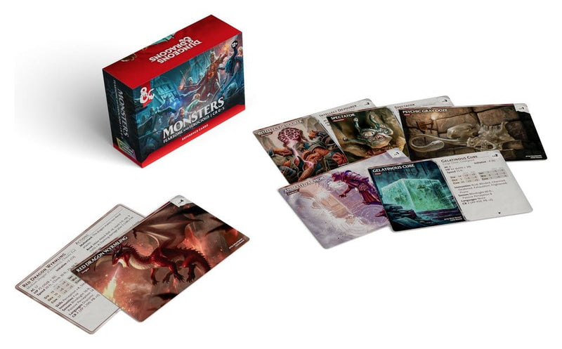Dungeons & Dragons RPG Reference Cards Monsters: Fearsome and Ferocious side angle