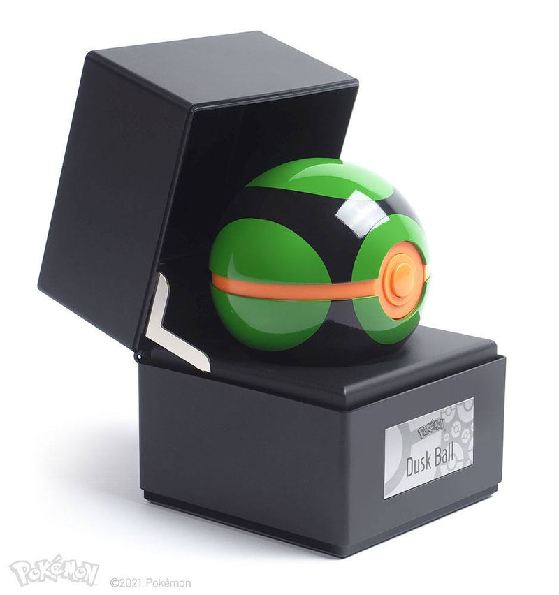 The Wand Company Pokémon Die-Cast Dusk Ball Replica, side angle