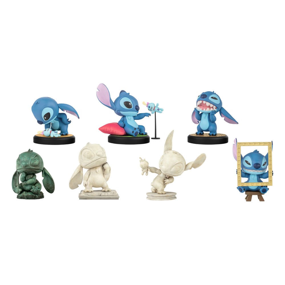 Lilo and Stitch Art Gallery Series Lilo and Stitch Hero Box Mini Figures Display 6 Pieces 8 cm