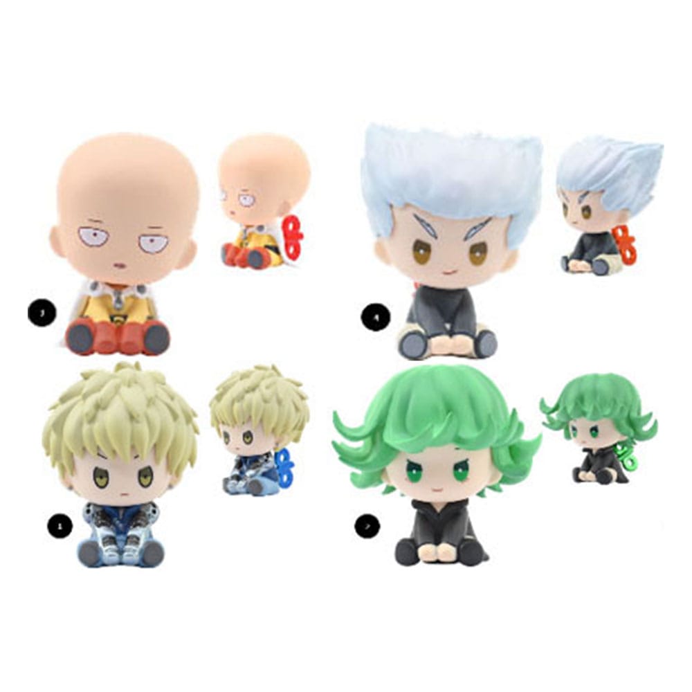 One Punch Man Petatto Clockwork PVC Mini Figures Volume 1 4 cm Set of 12