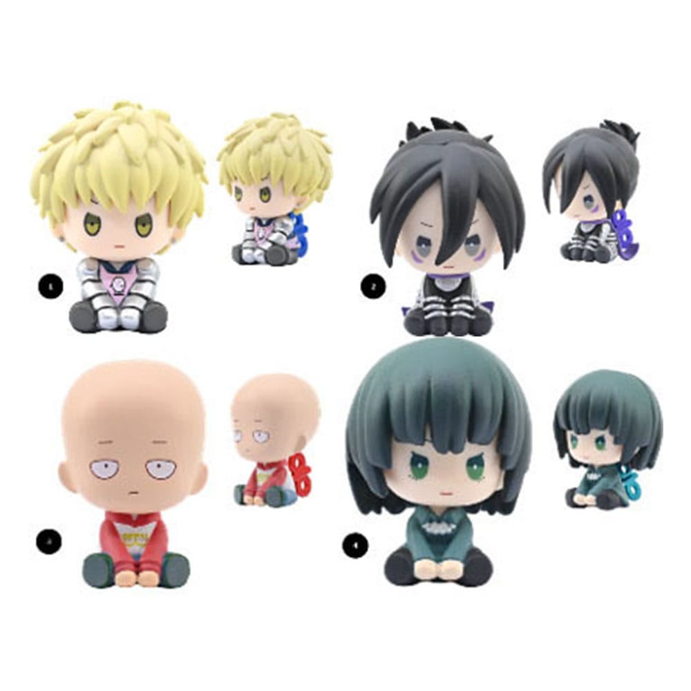 One Punch Man Petatto Clockwork PVC Mini Figures Volume 2 4 cm Set of 12