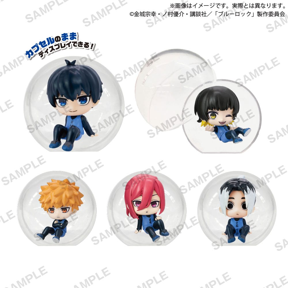 Blue Lock Korocole PVC Mini Figures 4 cm Set of 12