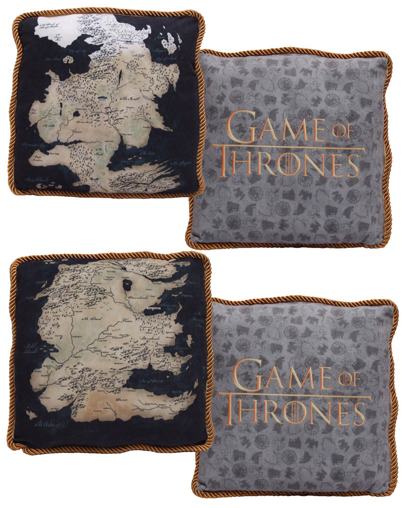 Game Of Thrones Pillow Westeros Map Assortment