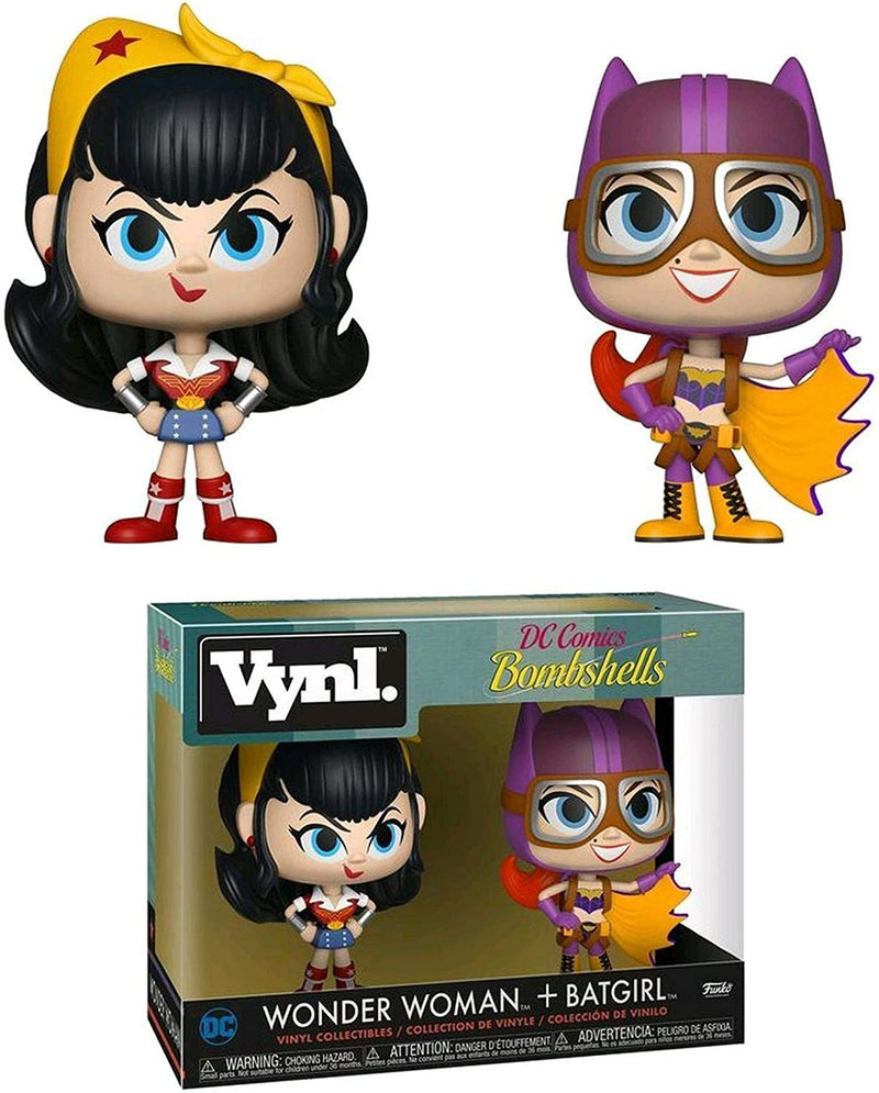 Funko Vynl: DC Bombshells Wonder Woman & Batgirl (2 Pack) - Image 3