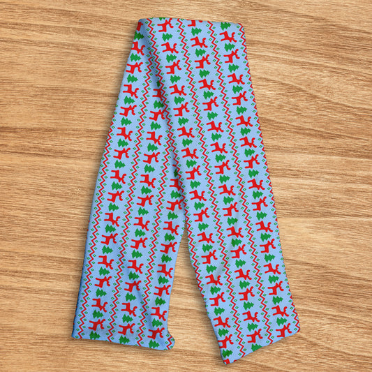 Minimalist Christmas Jumper Pattern - Soft Fleece scarf collectible from https://britishmade.gifts/