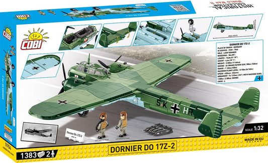 Cobi 5754 World War II Dornier DO17 1383 pcs