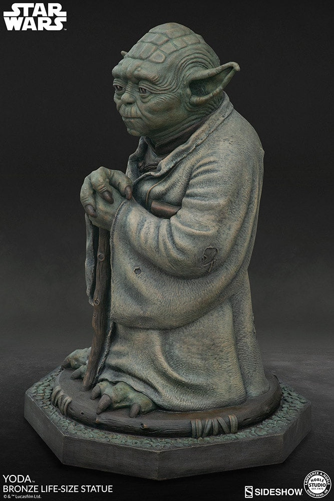Sideshow Star Wars Life-Size Bronze Yoda Statue