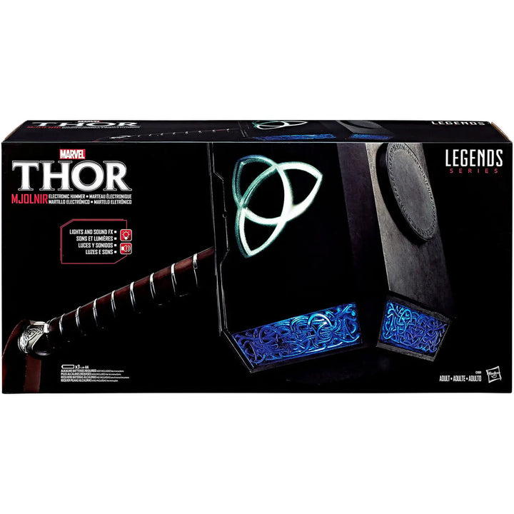 Marvel Legends Avengers Thor Mjolnir Electronic Hammer Replica