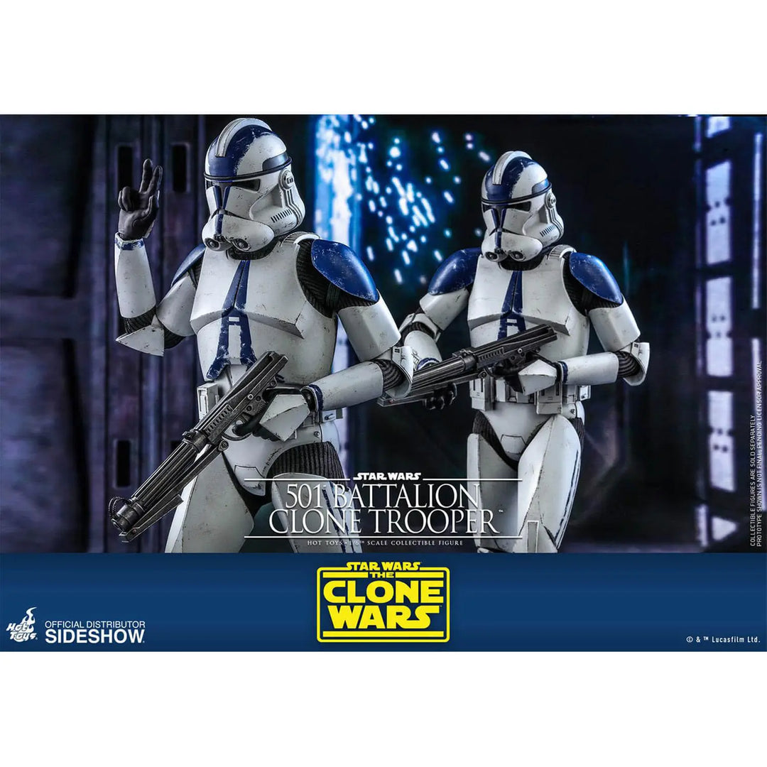 Hot Toys Star Wars The Clone Wars Action Figure 1/6 501st Battalion Clone Trooper
