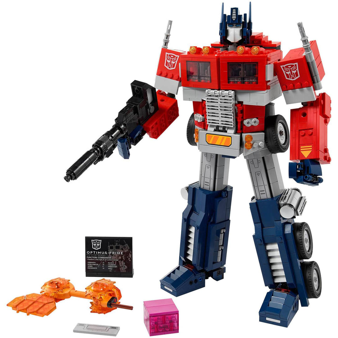 LEGO 10302 Icons Optimus Prime, Transformers Robot Model Set