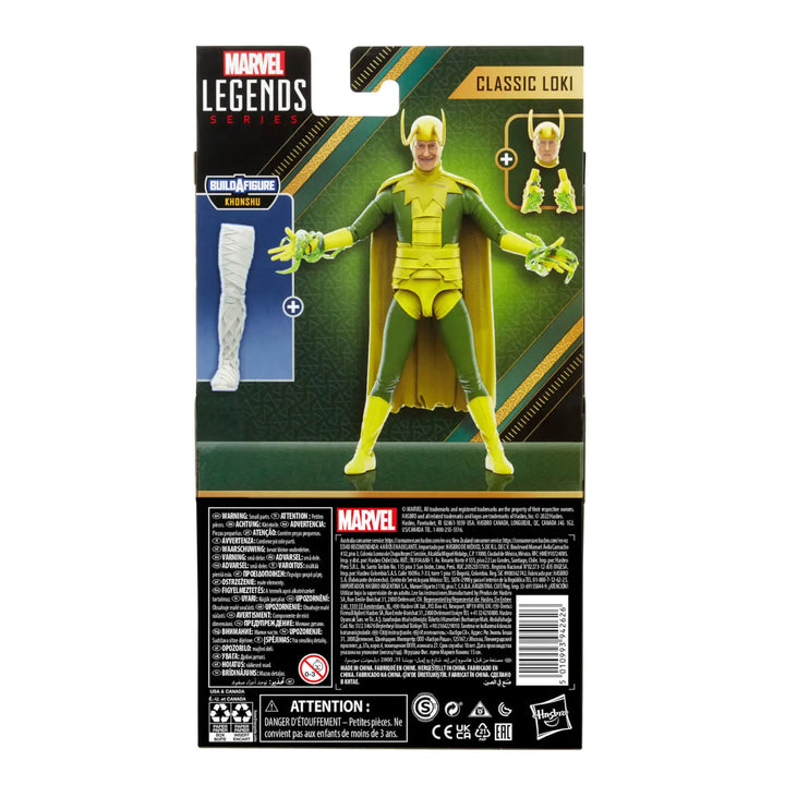 Hasbro Marvel Legends Series Classic Loki 6" Action Figure (Khonshu BAF)