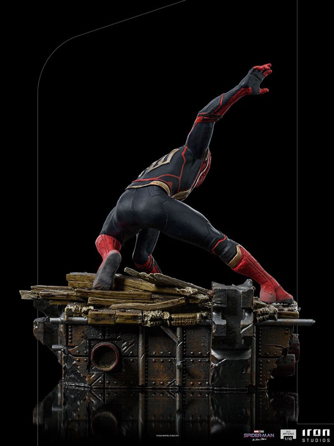 Iron Studios Spider-Man: No Way Home Diorama Series Spider-Man (Peter #1) 1/10 Art Scale Limited Edition Statue