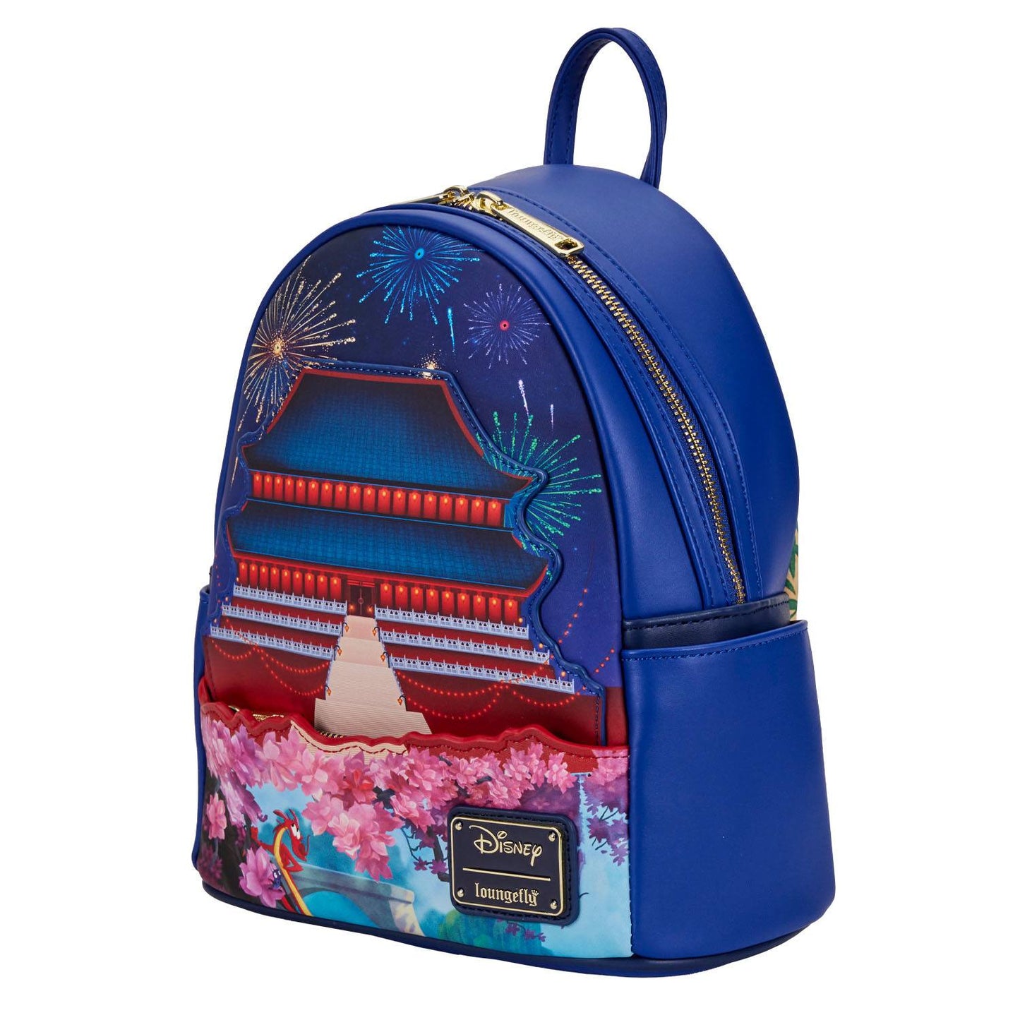 Loungefly Disney Mulan Castle Light Up Backpack - Infinity Collectables 