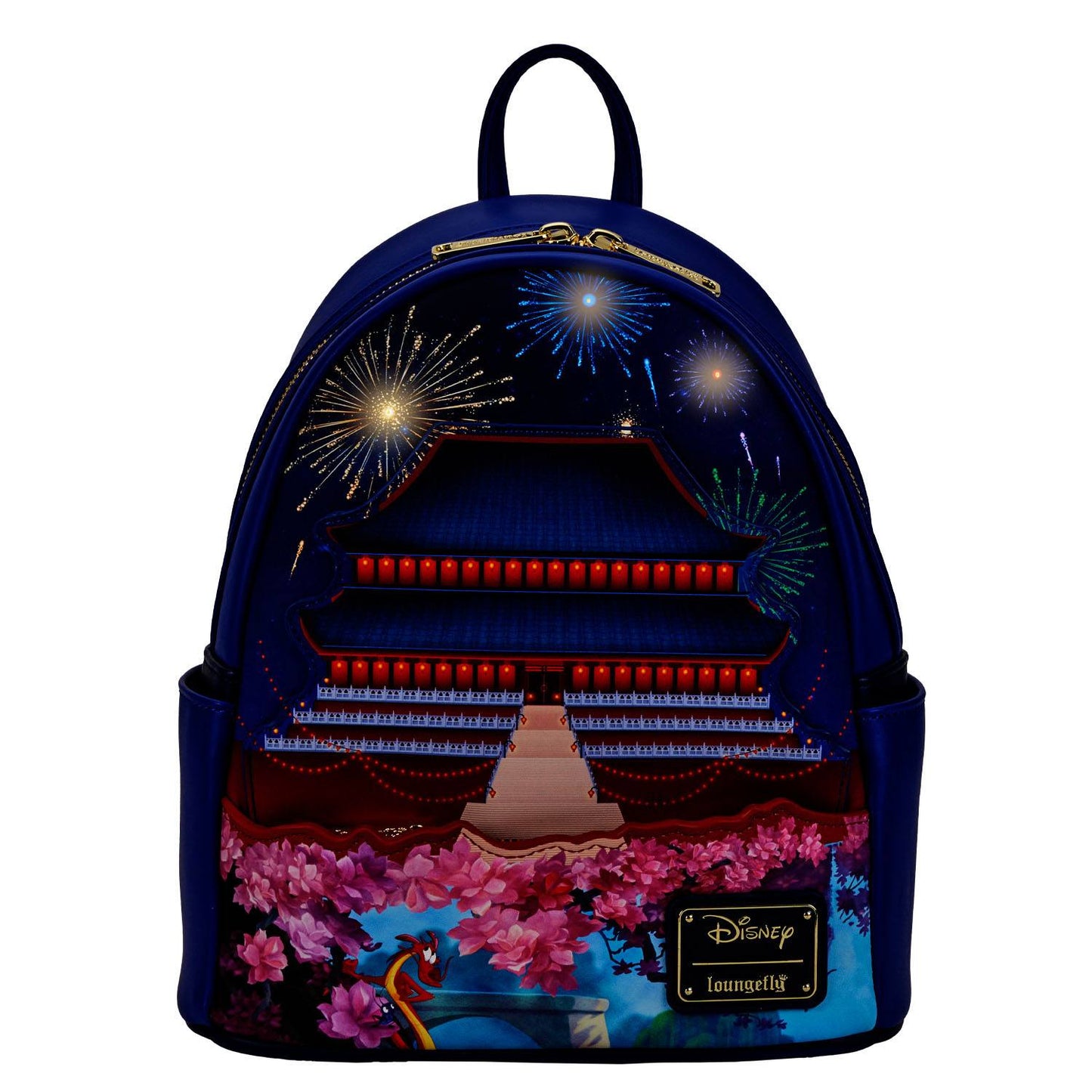 Loungefly Disney Mulan Castle Light Up Backpack - Infinity Collectables 