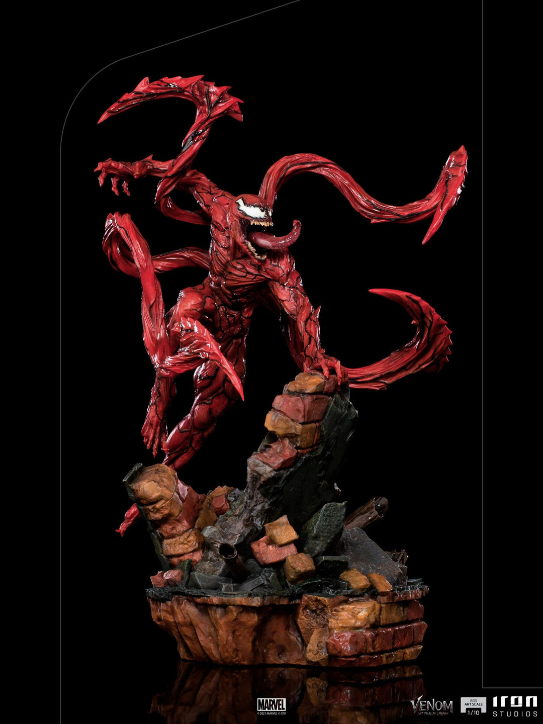 Iron Studios VenomLet There Be Carnage BDS Art Scale Statue 1-10 Carnage