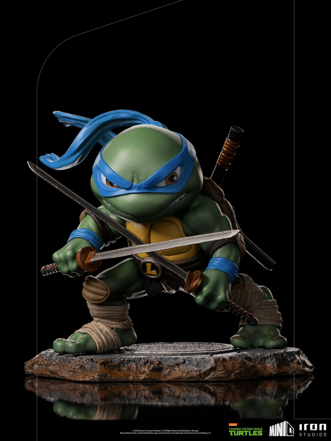 Iron Studios Teenage Mutant Ninja Turtles Mini Co. PVC Figure Leonardo