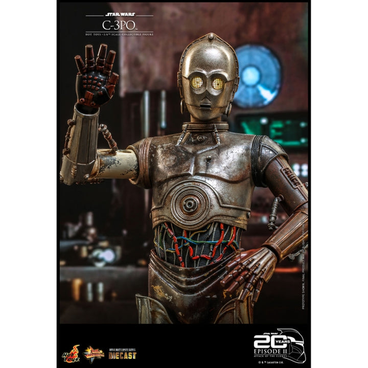 Hot Toys Star Wars Attack Of The Clones 20th Anniversary 1:6 C-3PO - Infinity Collectables 