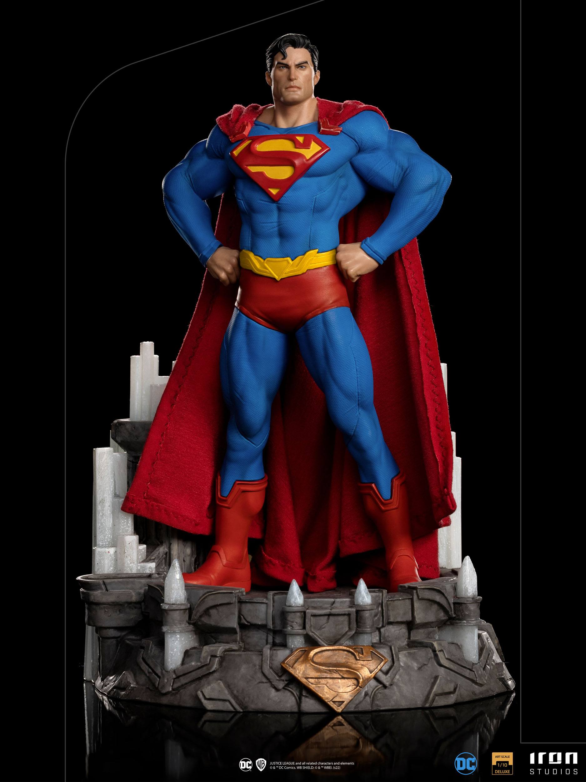 Iron Studios Superman Unleashed 1-10 Deluxe Art Scale Limited Edition Statue *Exclusive, Infinity Collectables 