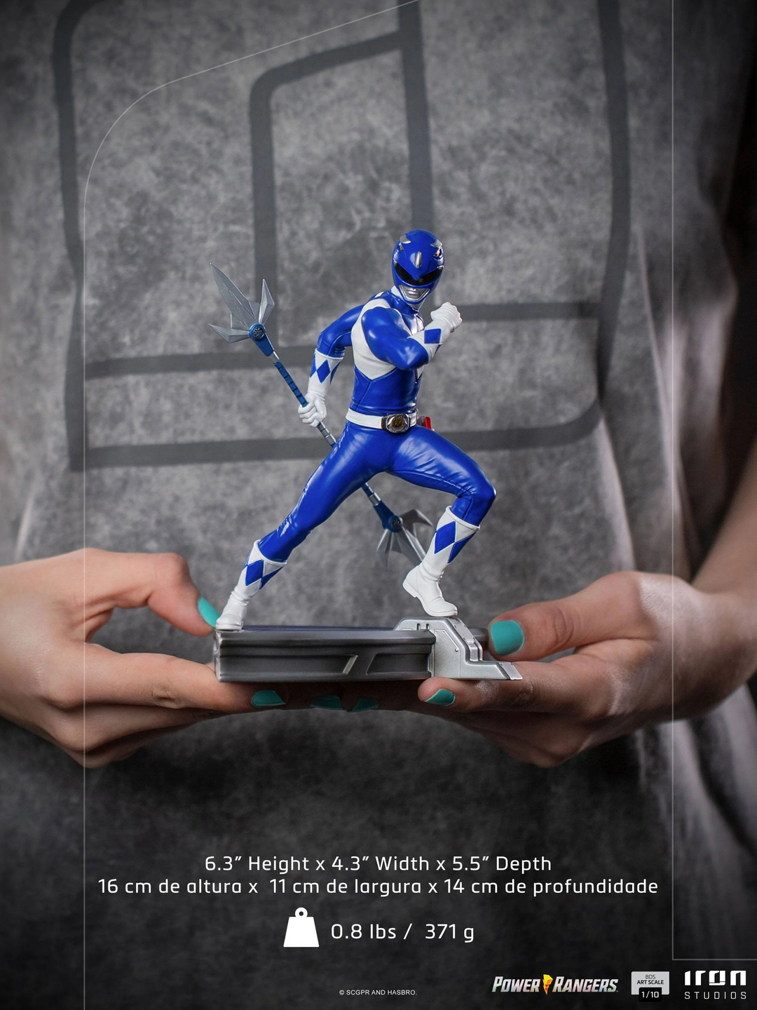 Iron Studios Power Rangers BDS Art Scale Statue 1-10 Blue Ranger