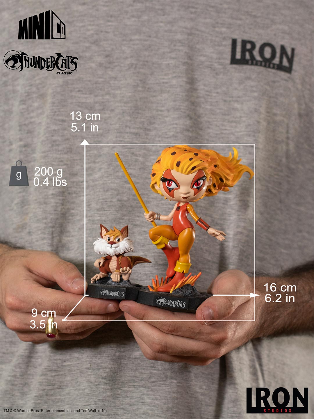 Iron Studios MiniCo Thundercats Cheetara & Snarf - Infinity Collectables 