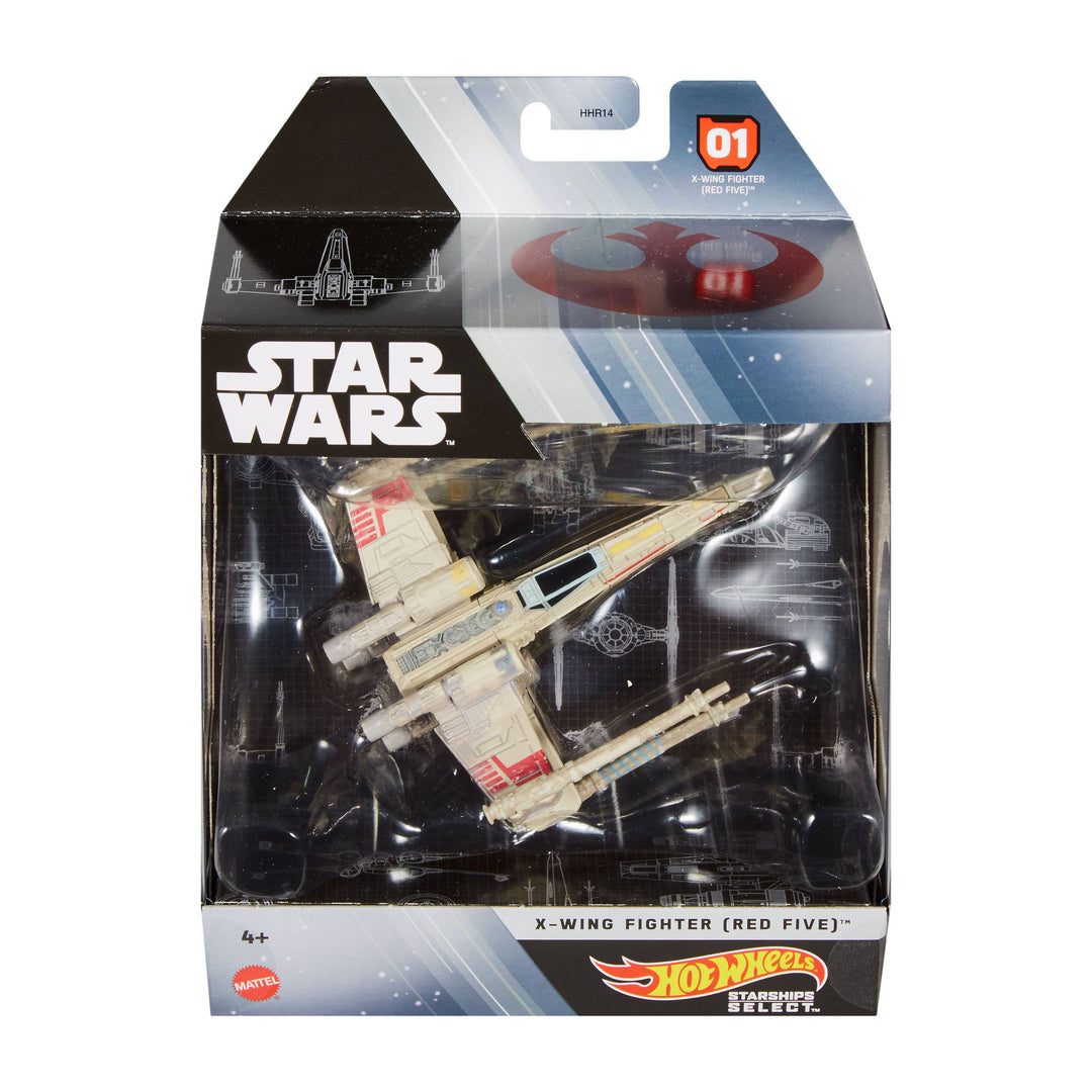 Star Wars 2022 Hot Wheels Starships Select Diecast Vehicle Red Five X-Wing - Infinity Collectables 