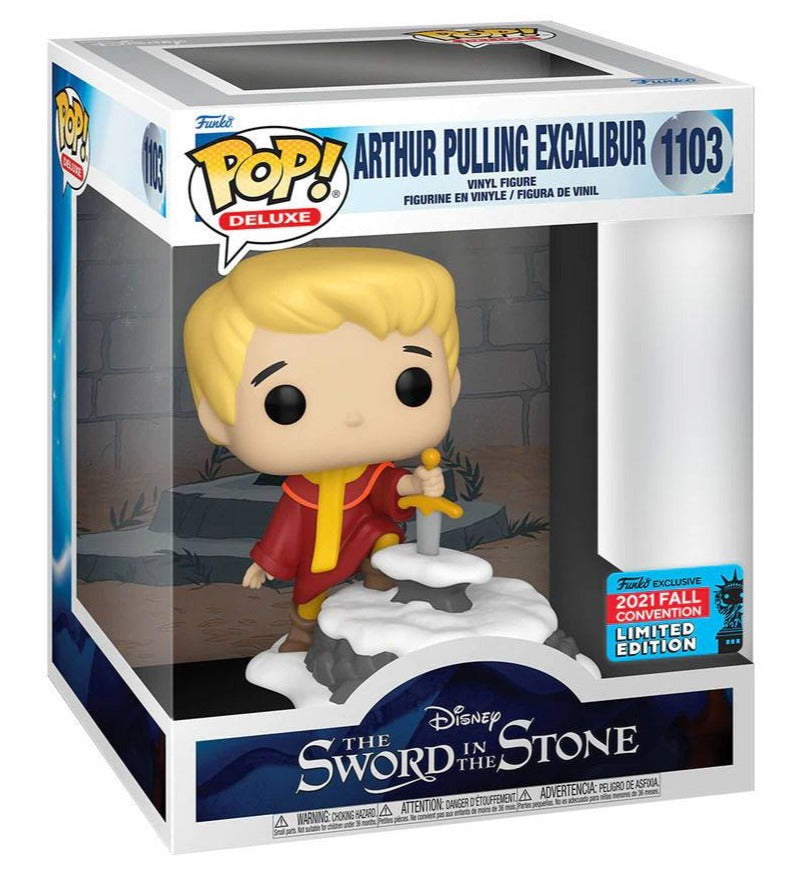 Arthur Pulling Excalibur The Sword in the Stone Funko POP! and Buddy Vinyl Figure