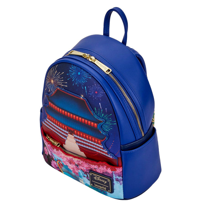Loungefly Disney Mulan Castle Light Up Backpack - Infinity Collectables 