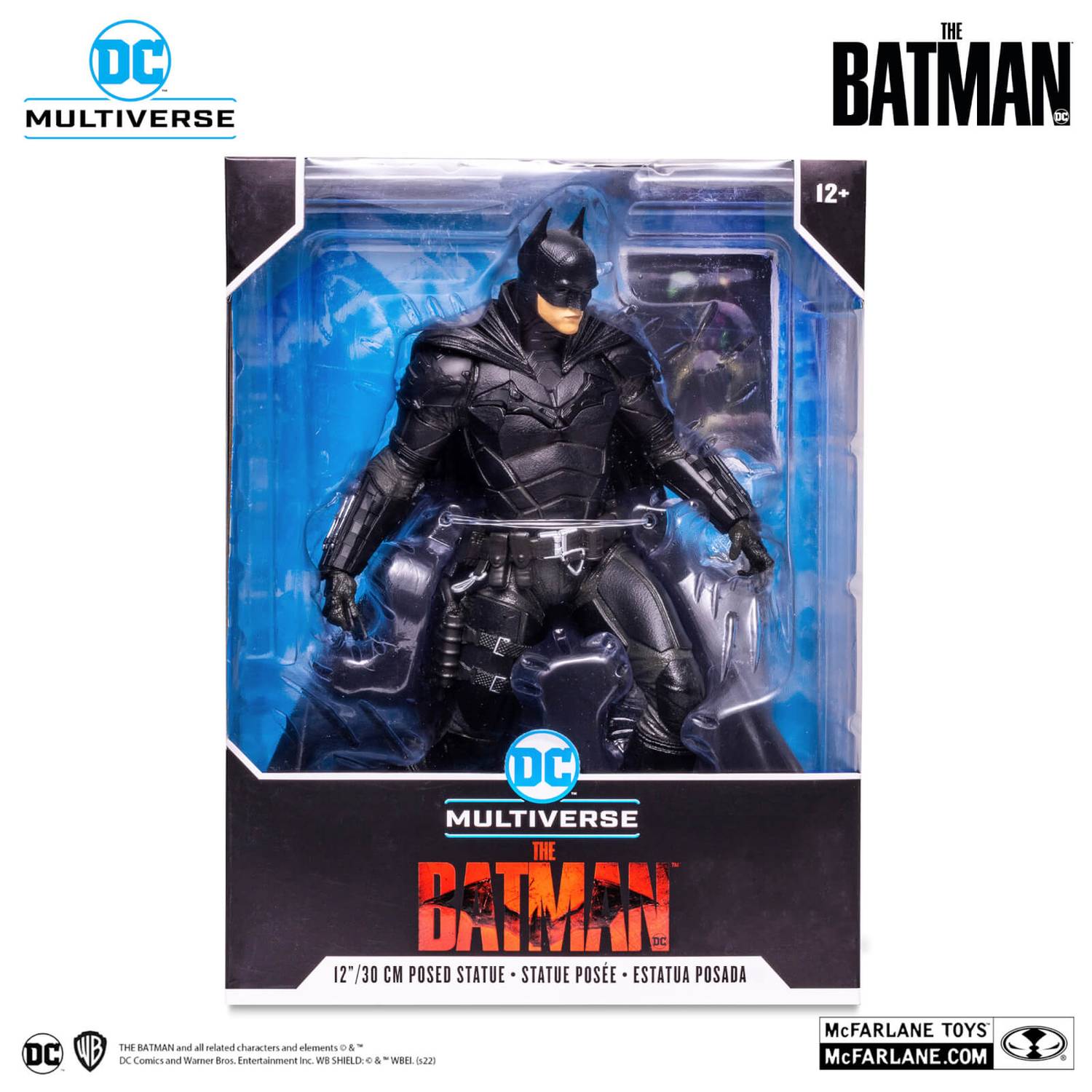McFarlane DC Multiverse The Batman 12" Posed Statue - Batman, Infinity Collectables 