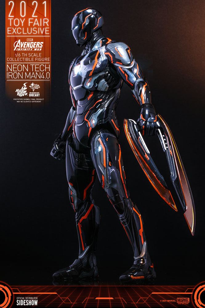 Hot Toys Marvel Iron Man Mark 50 Neon Tech - Orange Version 1/6 Scale