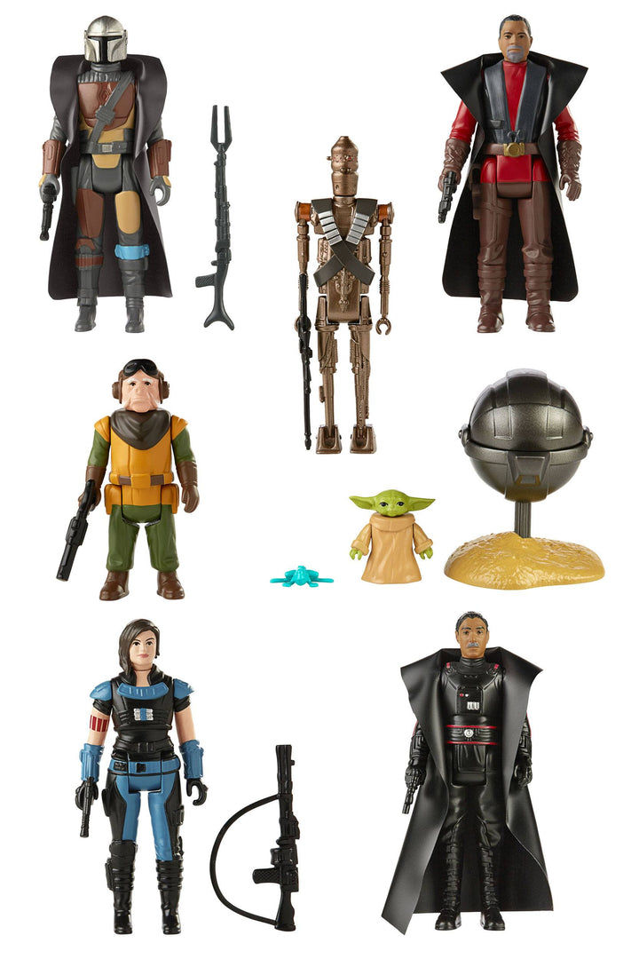 Star Wars The Retro Collection The Mandalorian Set of 7