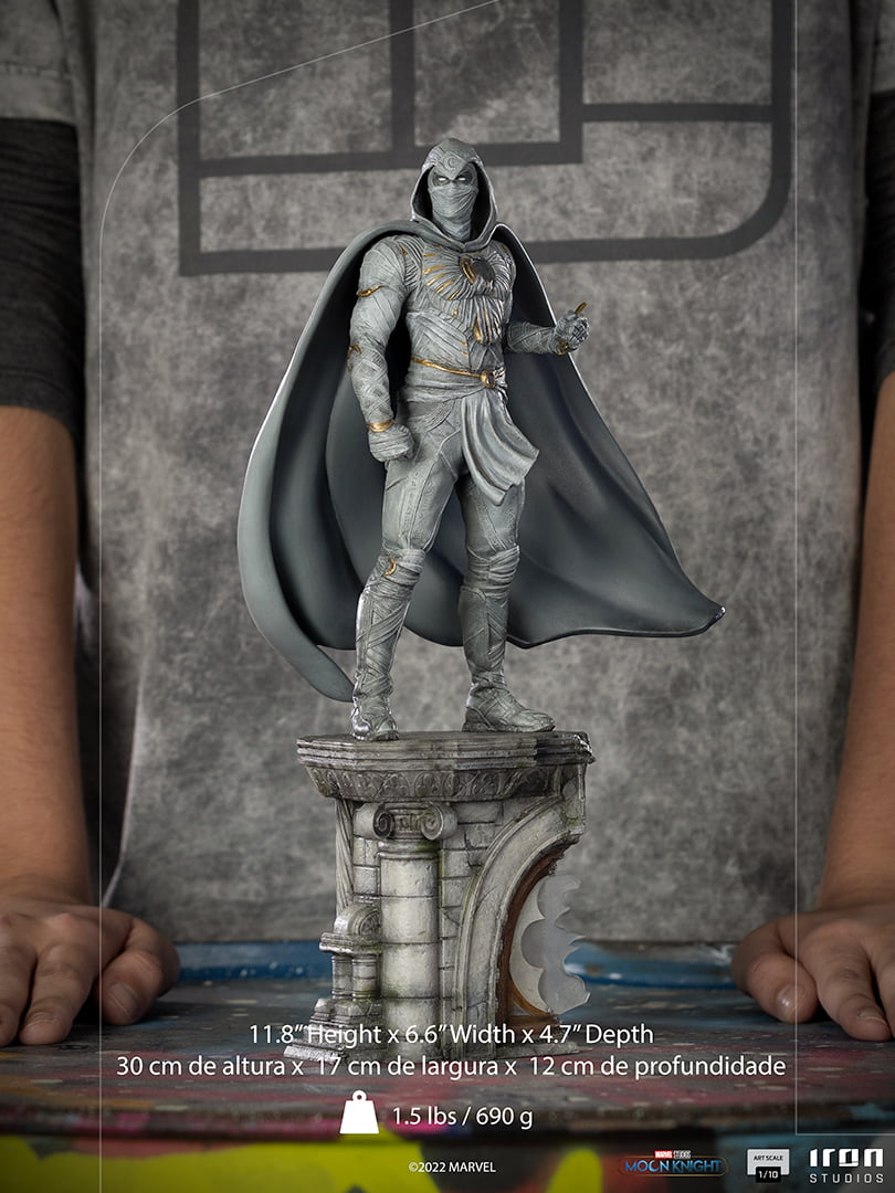 Iron Studios Moon Knight Art 1/10 Scale Statue Moon Knight - Infinity Collectables 