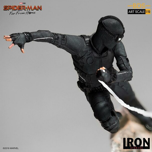 Iron Studios Spider-Man Far From Home 1/10 Art Scale Deluxe Statue Night Monkey - Infinity Collectables 