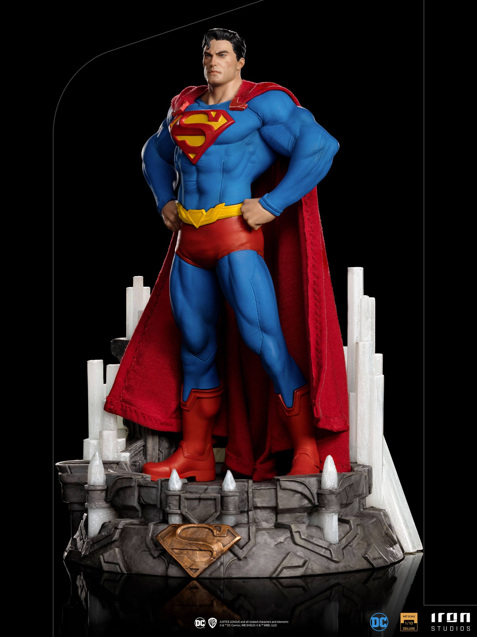 Iron Studios Superman Unleashed 1-10 Deluxe Art Scale Limited Edition Statue *Exclusive, Infinity Collectables 