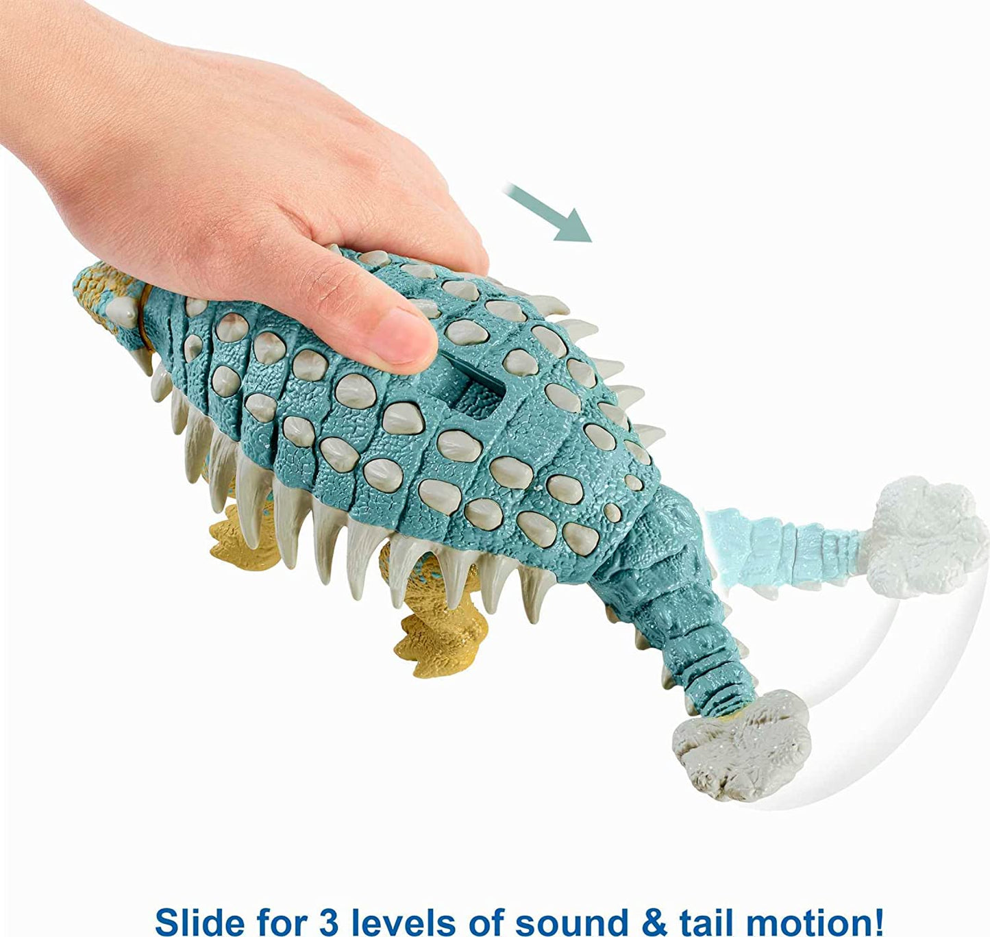 Jurassic World Roar Attack Ankylosaurus "Bumpy" Dinosaur Figure, Infinity Collectables 