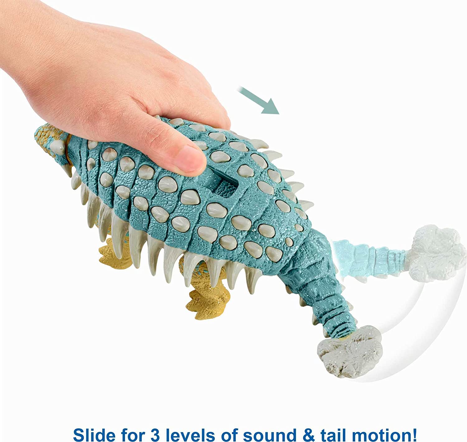 Jurassic World Roar Attack Ankylosaurus "Bumpy" Dinosaur Figure, Infinity Collectables 